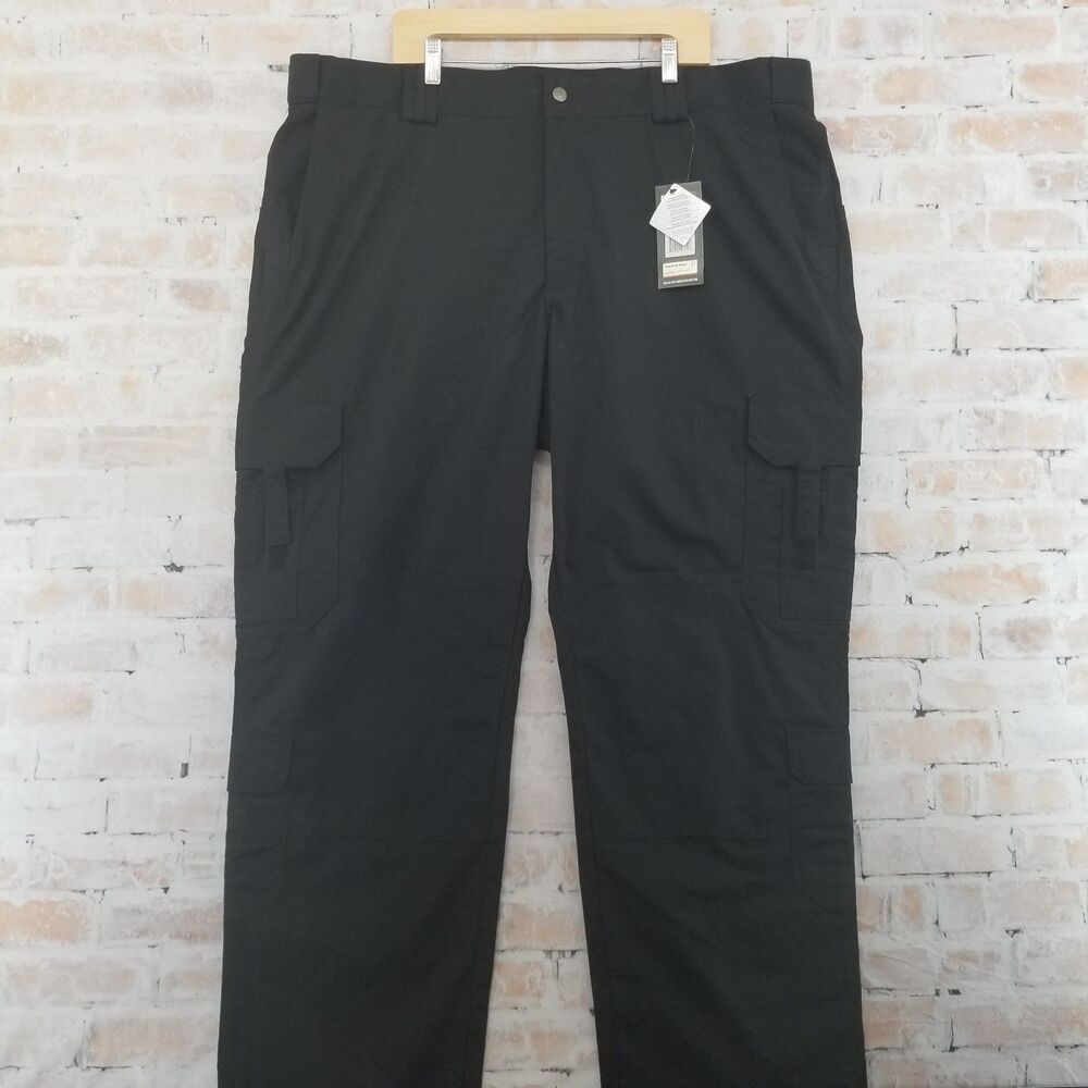 NWT 5.11 Tactical Taclite EMS Pants Black Size 46 Unhemmed Inseam Police/Fire